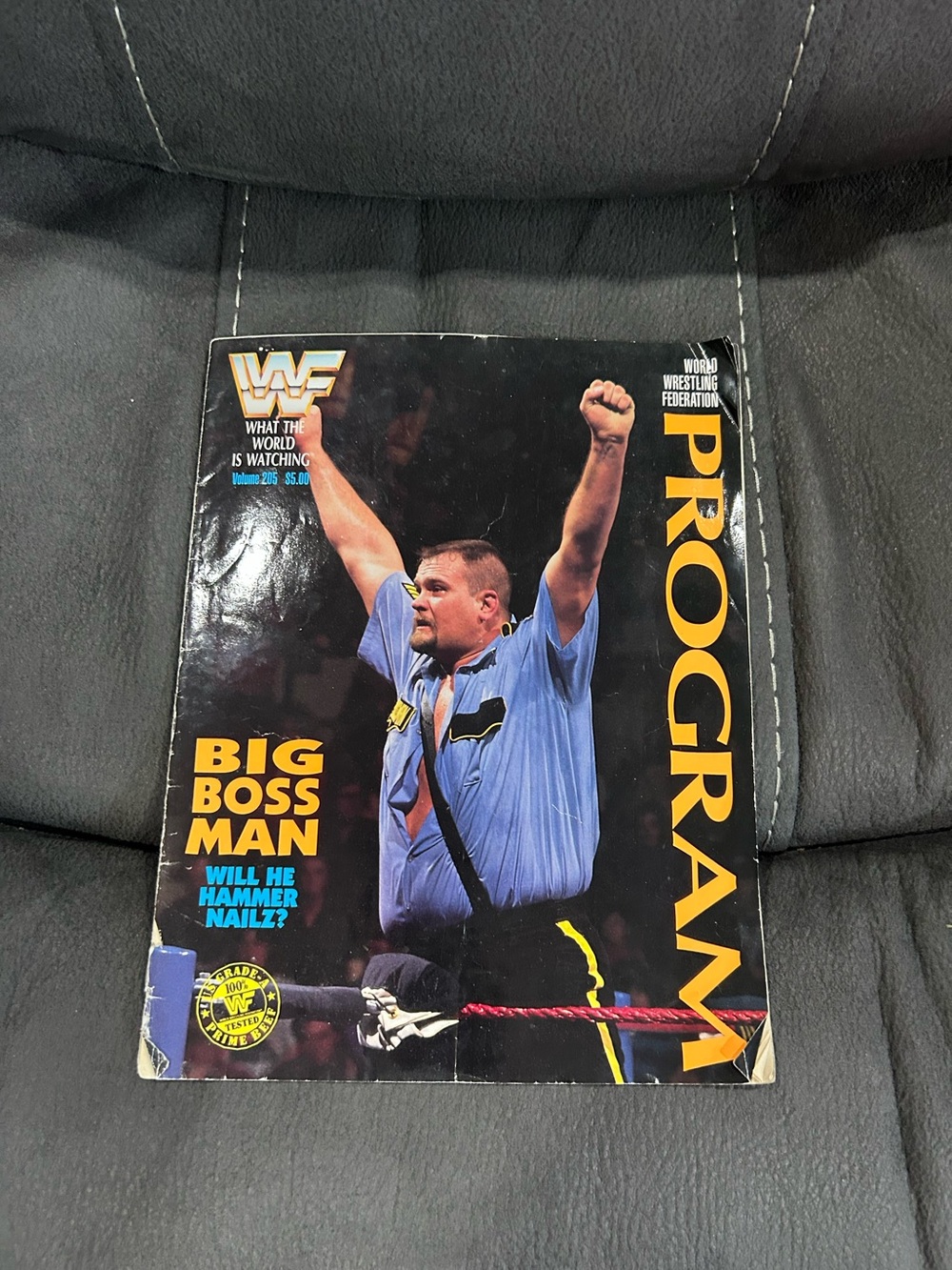 WWF program 205 featuring Big bossman & the mountie